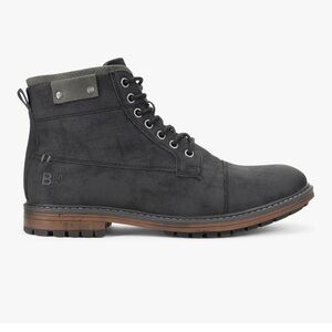 B-52 by Bullboxer Brad Black Zip Ankle Chukka Boots Minimalist Classic M Sz 10